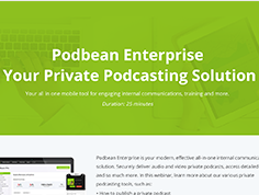 Podbean Enterprise - Your Private Podcasting Solution