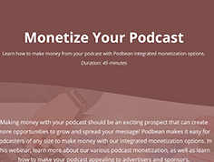 Monetize Your Podcast